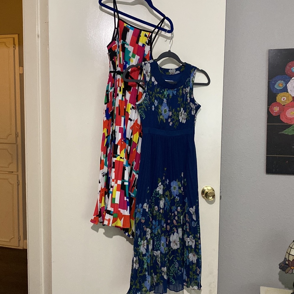 2 Rate Editions Long Pleated Girls Summer Dresses Size 8